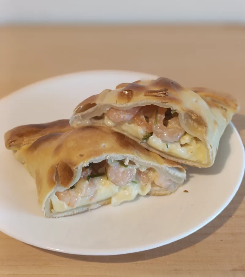 empanada camaron queso